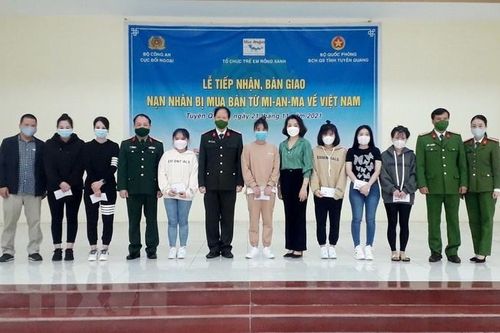 Tuyên Quang: Tiếp nhận 14 nạn nhân bị mua bán sang Myanmar trở về