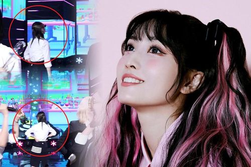 Momo (TWICE) quay lưng, lánh mặt với camera suốt lúc hát: Nữ idol sao lại tự ti thế này?