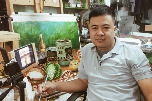 Trở lại ký ức Hà Nội xưa qua bộ tranh của họa sĩ 8x