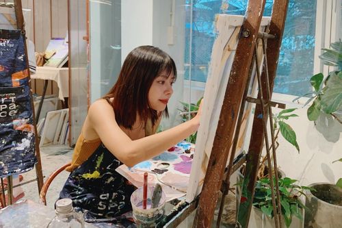 Đi workshop vẽ tranh cho người 'mù mỹ thuật' ở quận 1
