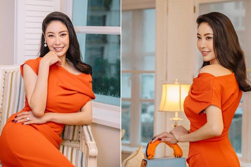 Trở về Việt Nam sau 6 tháng kẹt dịch ở Mỹ, Hà Kiều Anh diện váy xẻ cực nóng bỏng