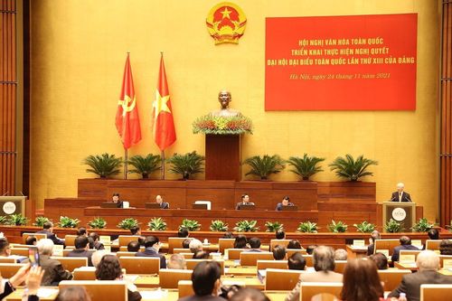 Tổng Bí thư Nguyễn Phú Trọng: Chấn hưng và phát triển văn hóa dân tộc
