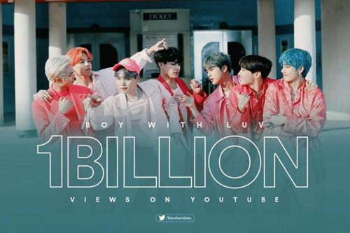 'Boy With Luv' là video âm nhạc đầu tiên của BTS đạt 1,4 tỷ lượt xem