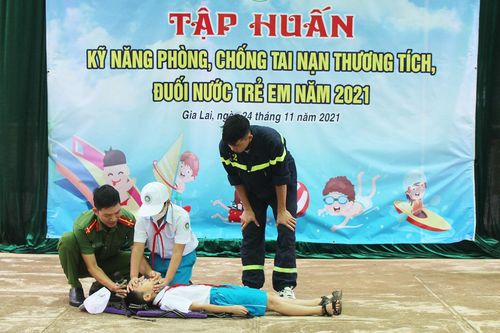Tập huấn phòng-chống tai nạn thương tích, đuối nước trẻ em