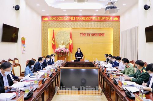 Hội nghị Ban Thường vụ Tỉnh ủy