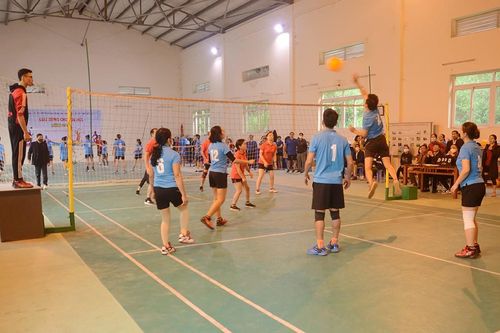 Khai mạc Giải bóng chuyền hơi Khối thi đua Mặt trận Tổ quốc và các tổ chức chính trị - xã hội tỉnh năm 2021