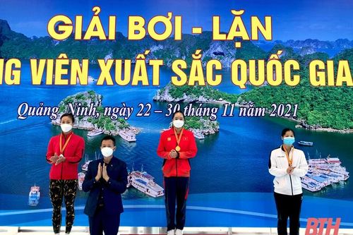 Thanh Hóa giành thành tích cao tại Giải bơi - lặn các vận động viên xuất sắc quốc gia năm 2021