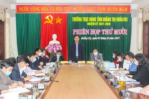 Rà soát nội dung kỳ họp thứ 6, HĐND tỉnh Quảng Trị khóa VIII