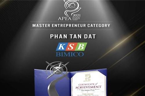 KSB nhận cú đúp tại giải thưởng APEA 2021