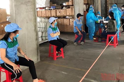 Thái Bình tăng cường phòng dịch Covid-19 trong các khu công nghiệp