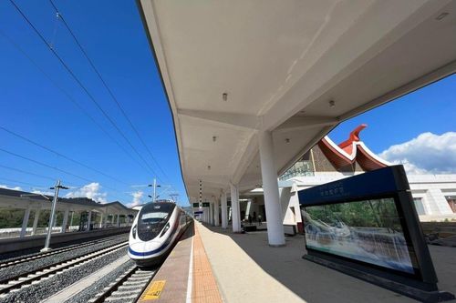 Tuyến đường sắt Vientiane (Lào) - Vân Nam (Trung Quốc) chính thức khai thác thương mại