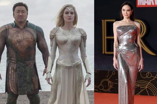 Angelina Jolie gây chú ý vì body siêu mảnh khi đứng cạnh dàn diễn viên 'Eternals'