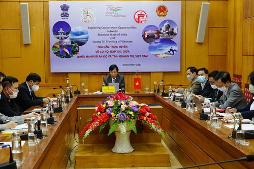 Tọa đàm về cơ hội hợp tác giữa tỉnh Quảng Trị và bang Manipur, Ấn Độ