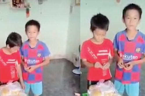 Thấy 2 bé trai co ro đội mưa đi bán vé số, 9x đưa về tận nhà chứng kiến gia cảnh xót xa