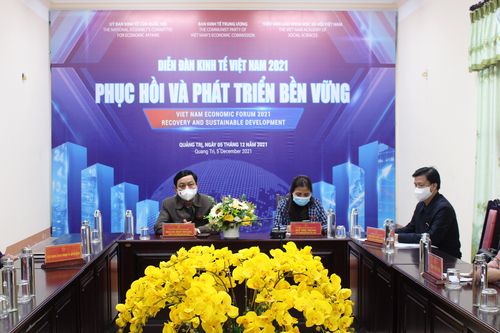 Diễn đàn kinh tế Việt Nam 2021 với chủ đề: Phục hồi và phát triển bền vững