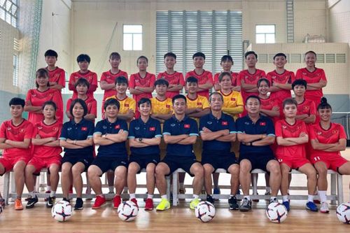 Đội tuyển futsal nữ quốc gia tập trung chuẩn bị SEA Games 31