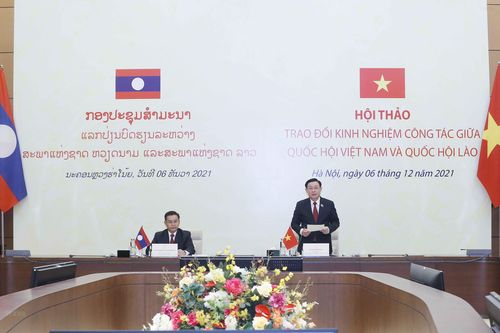 Quốc hội Việt Nam-Lào tổ chức Hội thảo trao đổi kinh nghiệm công tác