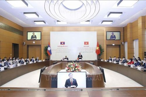 Hội thảo trao đổi kinh nghiệm công tác giữa Quốc hội Việt Nam và Quốc hội Lào