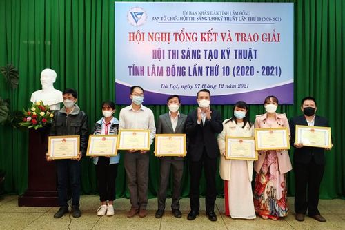 Trao 24 giải thưởng Hội thi Sáng tạo kỹ thuật tỉnh Lâm Đồng lần thứ X