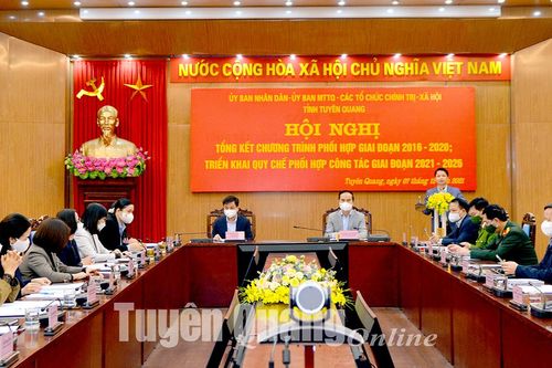 Triển khai quy chế phối hợp công tác giai đoạn 2021-2026