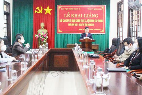 Khai giảng lớp Cao cấp Lý luận chính trị K13