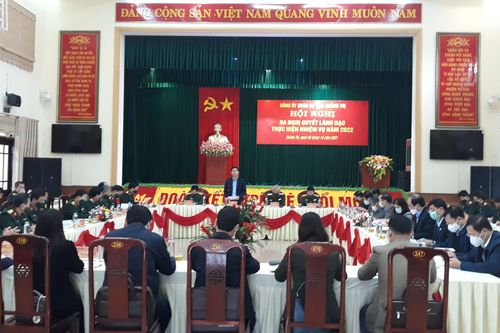 Đảng ủy Quân sự tỉnh Quảng Trị ra nghị quyết lãnh đạo thực hiện nhiệm vụ năm 2022