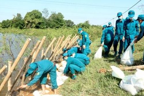 Nâng cao năng lực cho lực lượng phòng, chống thiên tai cấp xã