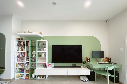 Bên trong căn hộ nhỏ xinh 53 m2 với nội thất màu xanh bơ lạ mắt