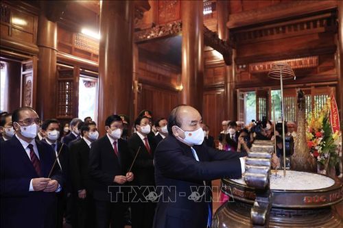 Chủ tịch nước dự Lễ kỷ niệm 60 năm ngày Bác Hồ về thăm quê hương lần thứ 2