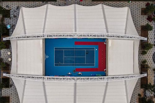 Cận cảnh sân tennis 120 tỷ đồng hiện đại nhất Việt Nam