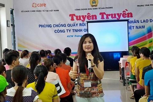Trang bị kỹ năng thoát hiểm cho công nhân phòng chống quấy rối tình dục