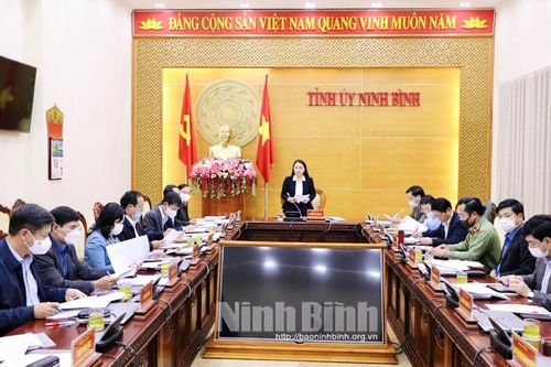 Hội nghị Ban Thường vụ Tỉnh ủy
