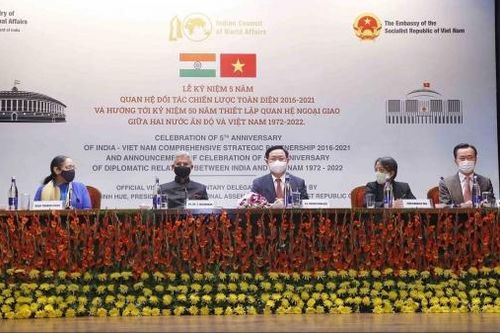 Quan hệ Việt Nam-Ấn Độ phát triển trên nhiều lĩnh vực, luôn tin cậy lẫn nhau