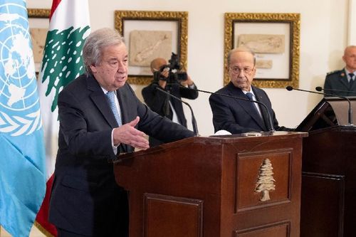 Lebanon chìm trong khủng hoảng tồi tệ nhất thế giới, Tổng thư ký LHQ 'xắn tay' vào 'tâm bão'