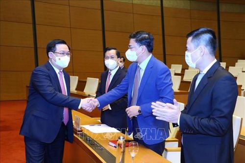 Chủ tịch Quốc hội Vương Đình Huệ gặp mặt các Đại sứ, Trưởng cơ quan đại diện ngoại giao Việt Nam