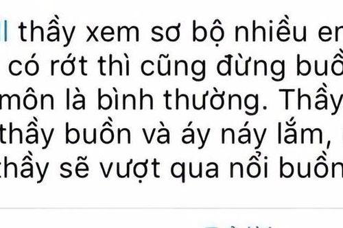 Thầy giáo an ủi 'học ĐH rớt môn là bình thường', sinh viên đọc hết tin nhắn nhận ra là 'một cú lừa'