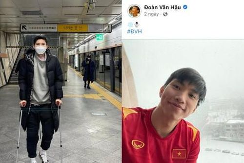Hình ảnh mới nhất của Đoàn Văn Hậu sau khi phẫu thuật, lời chúc của các đồng đội hút tương tác mạnh