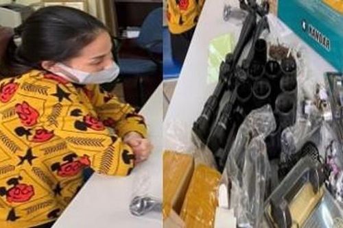Manh mối đường dây buôn linh kiện súng từ...người phụ nữ chờ giao hàng