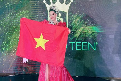 Bella Vũ Huyền Diệu đăng quang Miss Eco Teen International 2021
