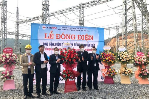 Đóng điện thành công đường dây và trạm biến áp 110KV Cẩm Khê 2