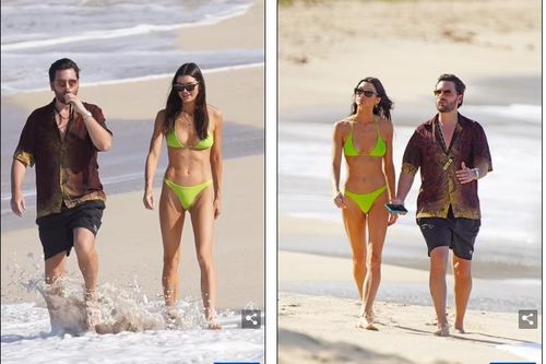 'Trai hư' Scott Disick lại đi biển với 'gái lạ'