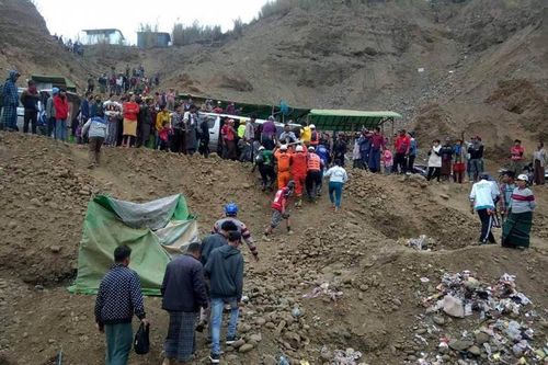 Myanmar: Mỏ ngọc sập, ít nhất 80 người mất tích, hy vọng tìm thấy mong manh