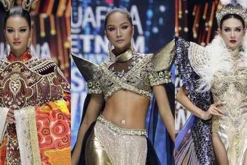 Hoa hậu H'Hen Niê cùng dàn siêu mẫu đẹp xuất thần trong BST thời trang cải lương tuồng cổ