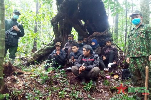 Biên phòng Quảng Nam bắt giữ 7 người nhập cảnh trái phép