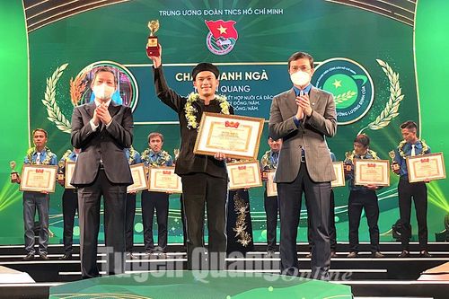 Tuyên Quang có 1 đại biểu nhận giải thưởng Lương Định Của năm 2021