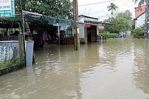 Mưa lũ muộn, nhiều khu vực tại Quảng Nam ngập sâu