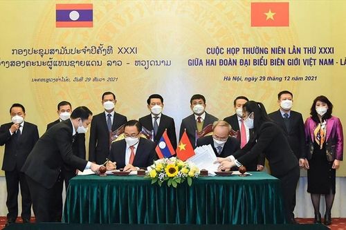 Việt Nam và Lào phối hợp quản lý tốt đường biên giới