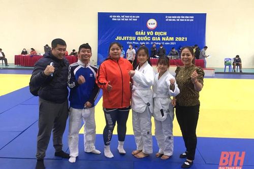Đội tuyển Jujitsu Thanh Hóa thi đấu thành công tại Giải vô địch quốc gia 2021