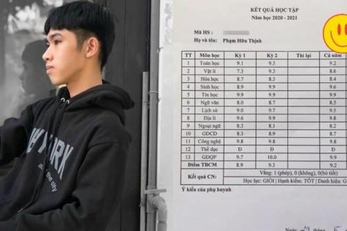 Bảng điểm tổng kết 9.2 đẹp như mơ của nam sinh Bến Tre: Netizen ùa vào 'xin vía' may mắn