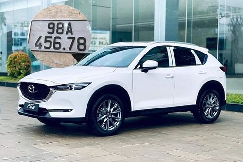 Chủ xe Mazda CX-5 tại Bắc Giang bốc trúng 'biển khủng' - 456.78
